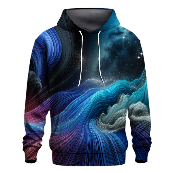 Cosmic Waves Gradient Hoodie
