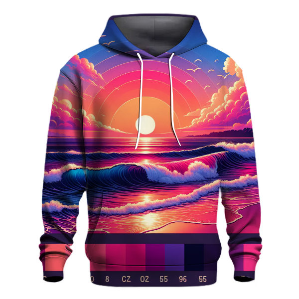 Sunset Waves Hoodie
