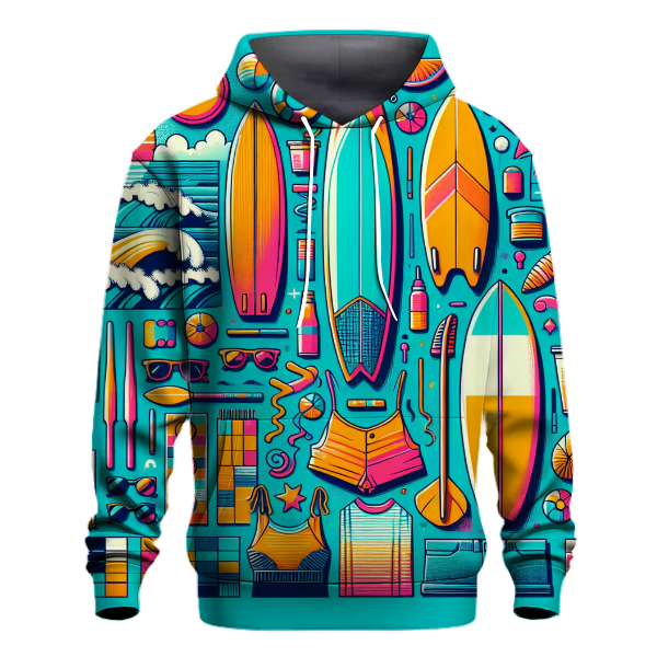 Electric Surfing Vibes Hoodie