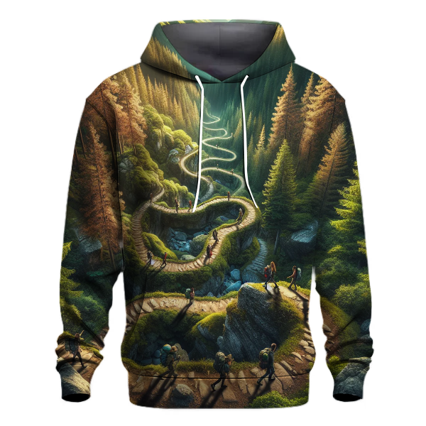 Adventurous Hiking Spirit Hoodie