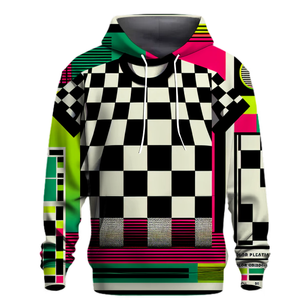 Rad Retro Checkerboard Hoodie