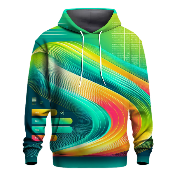 Electric Lime Splash Hoodie