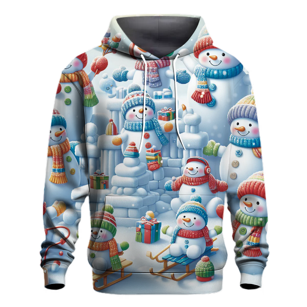 Jolly Holiday Snowmen Hoodie
