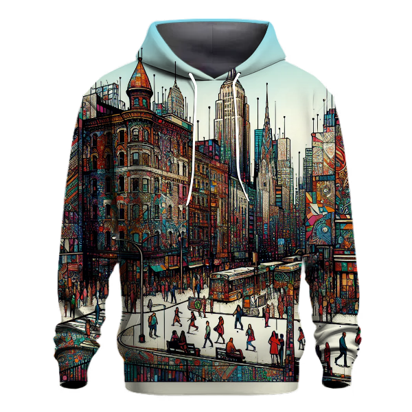 Dynamic Urban Streets Hoodie
