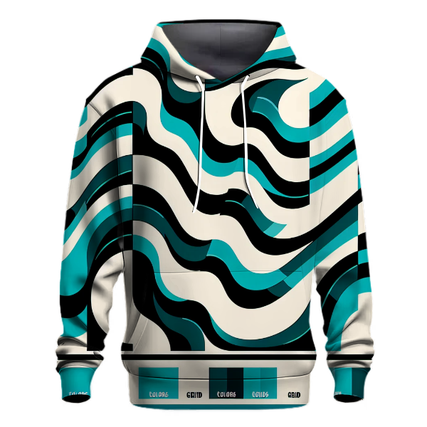 Groovy Checkerboard Delight Hoodie