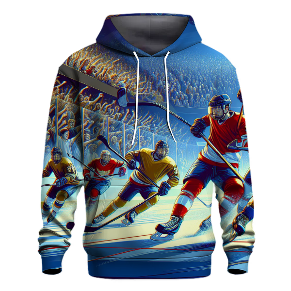 Ice Hockey On The Ice Hoodie