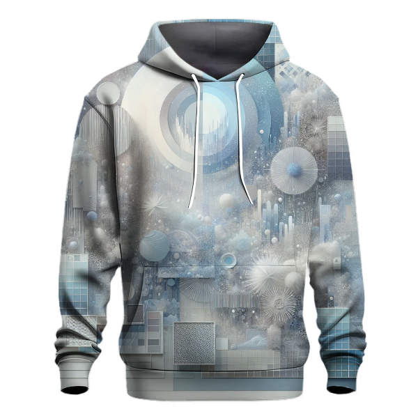 Glistening Snowfall Design Hoodie