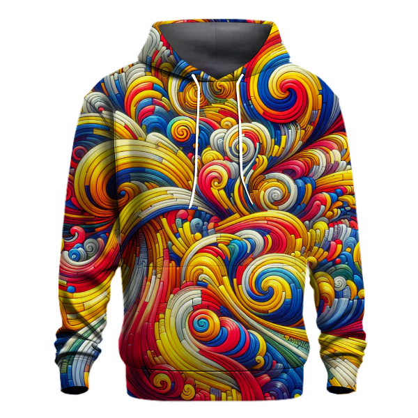 Rainbow Swirls Hoodie