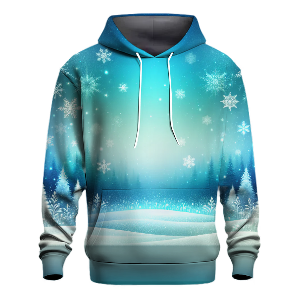 Winter Frost Gradient Design Hoodie