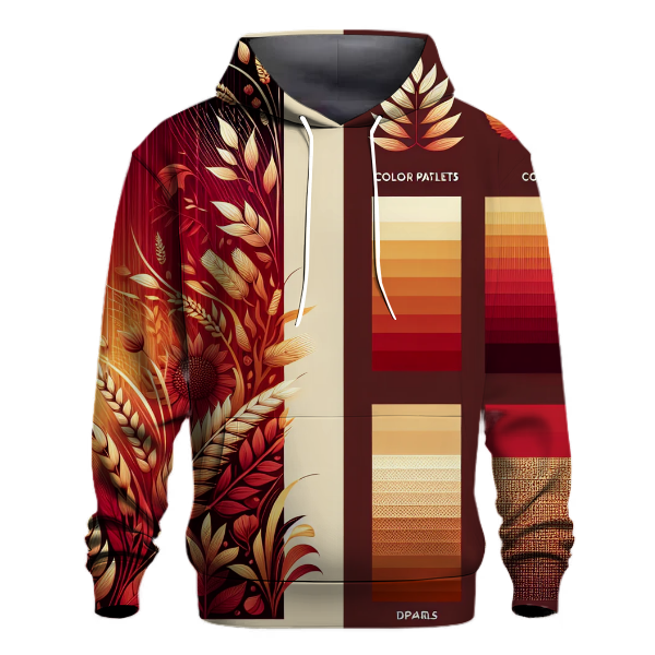 Crimson Harvest Gradient Hoodie