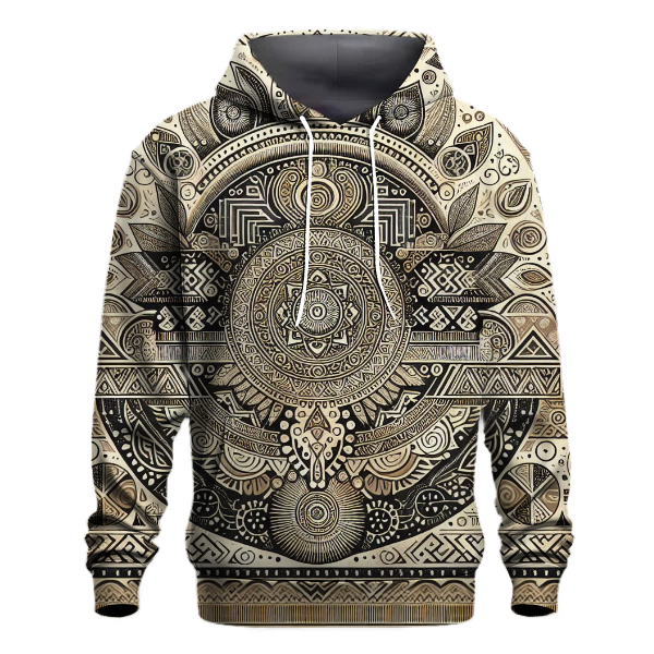 Elegant Tribal Patterns Hoodie