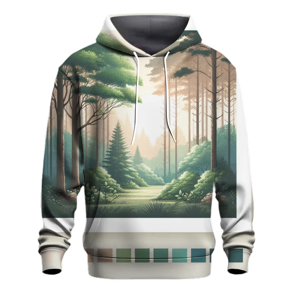 Retro Peaceful Forest Hoodie