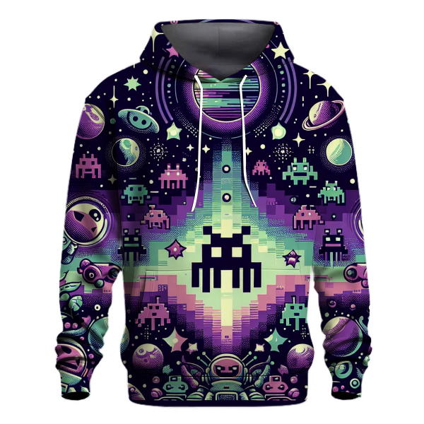 Far Out 70s Space Invaders Hoodie