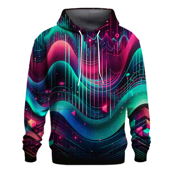 Neon Digital Pulse Hoodie