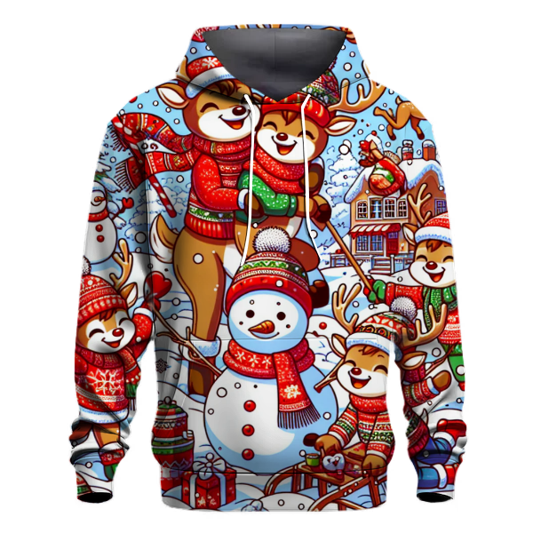 Reindeer Family Fun Hoodie