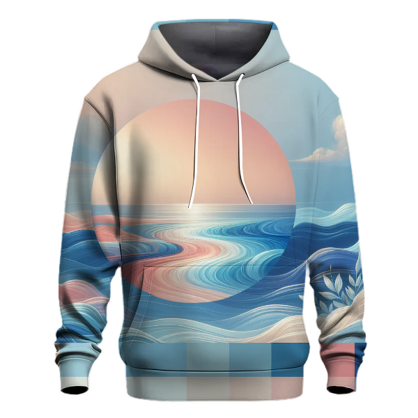 Seaside Sunrise Hues Hoodie
