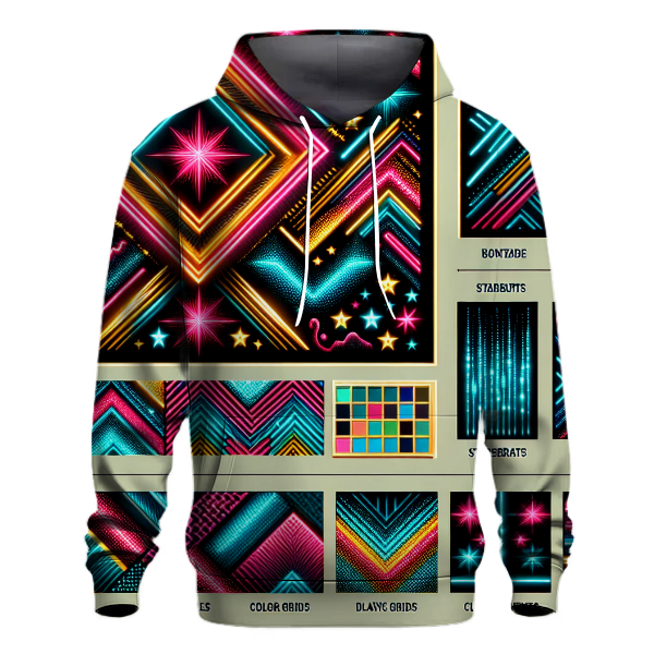 Neon Glitz Extravaganza Hoodie
