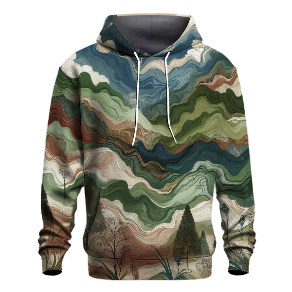 Forest Dreamscape Tie-dye Hoodie