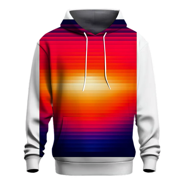 Bold Sunset Splash Hoodie