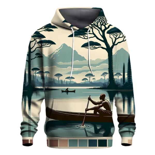 Canoeing Serenity Hoodie