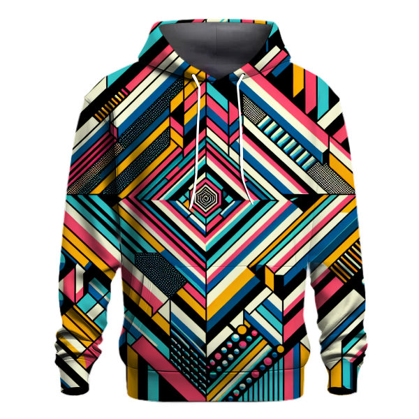 Retro Optical Illusion Hoodie