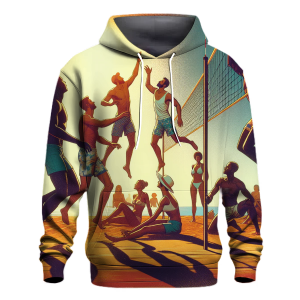 Beach Volleyball Vibe Hoodie