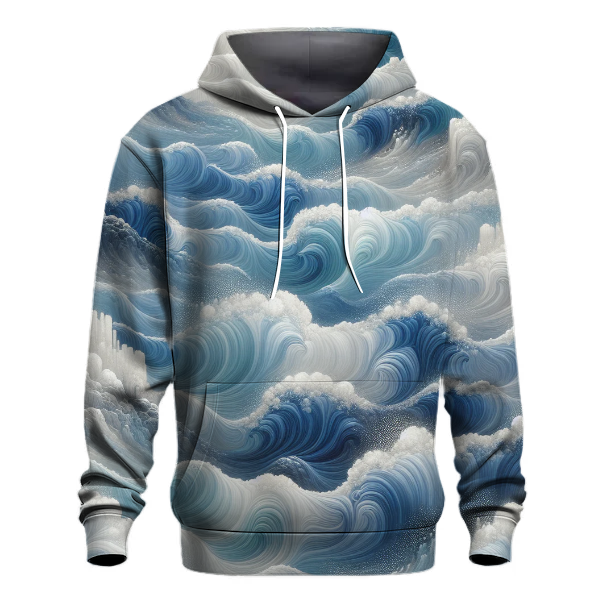 Arctic Wave Cascade Hoodie