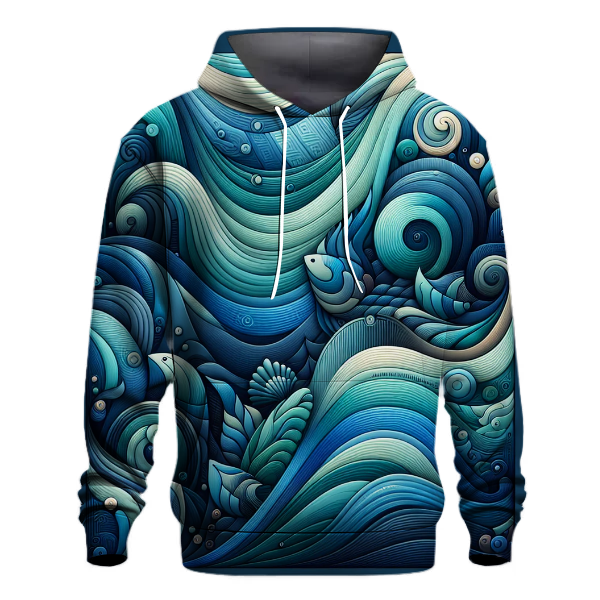 Ocean Wave Embrace Hoodie