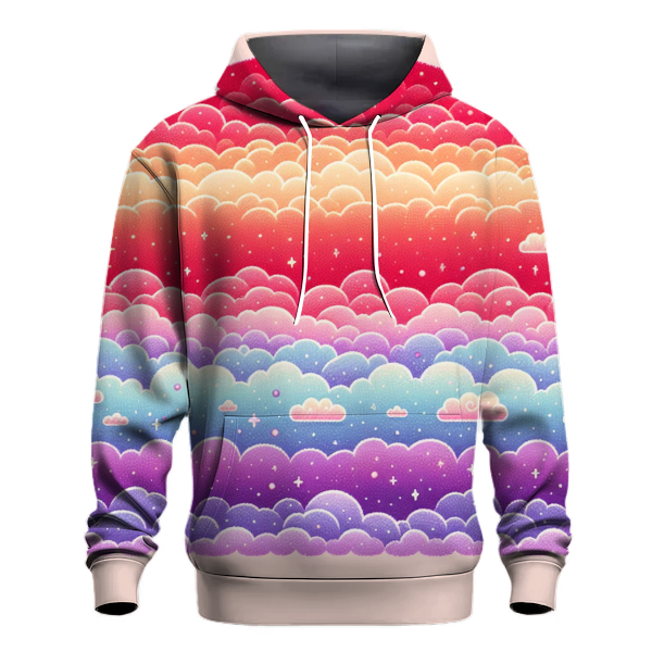 Radiant Rainbow Glow Hoodie