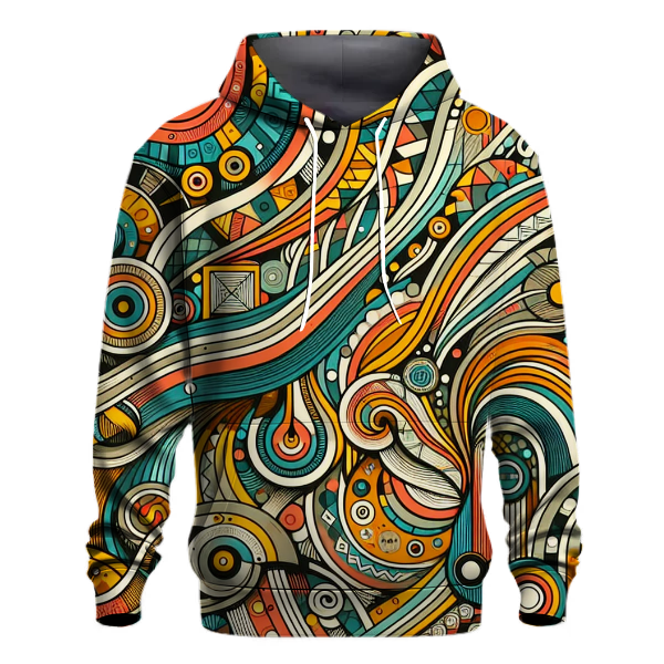 Groovy Patterns of the 70s Hoodie