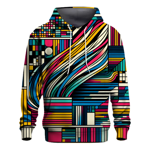 New Wave Stripes Hoodie