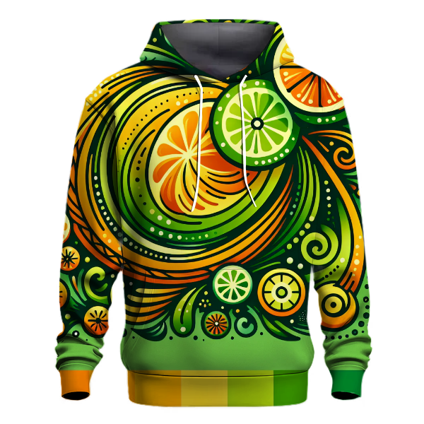 Citrus Zest Vortex Hoodie