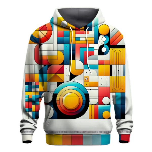 Bold Geometric Exploration Hoodie