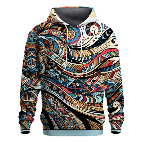 Artistic Tribal Fusion Hoodie
