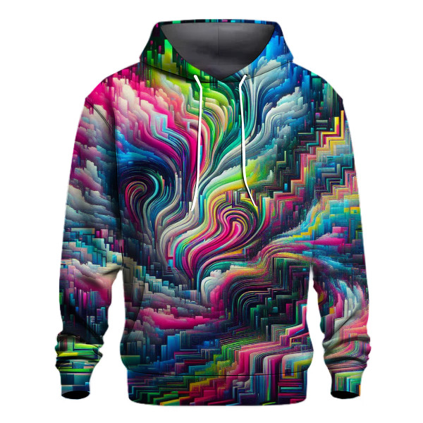 Glitch Art Vibes Hoodie