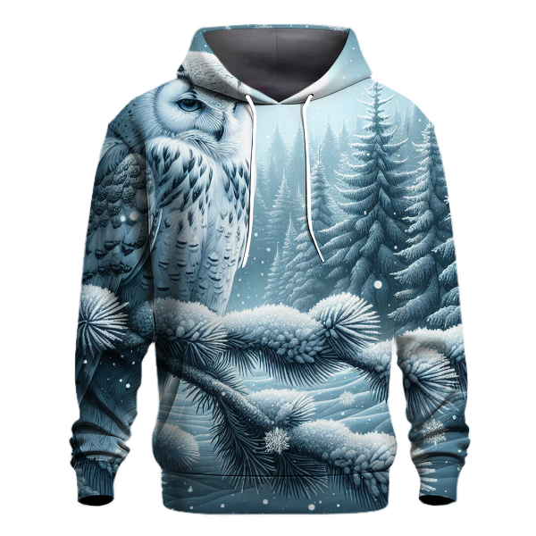 Snowy Owl Holiday Harmony Hoodie