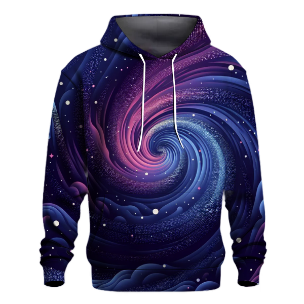 Cosmic Twilight Swirl Hoodie
