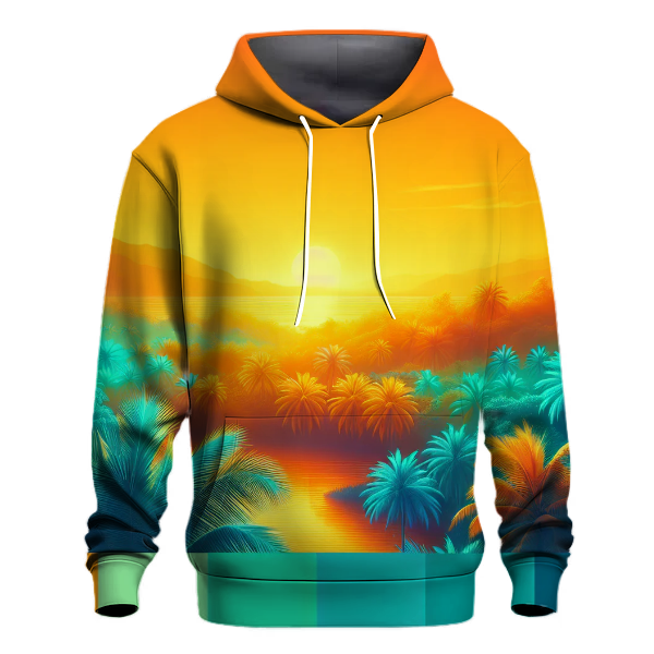 Tropical Sunrise Breeze Hoodie