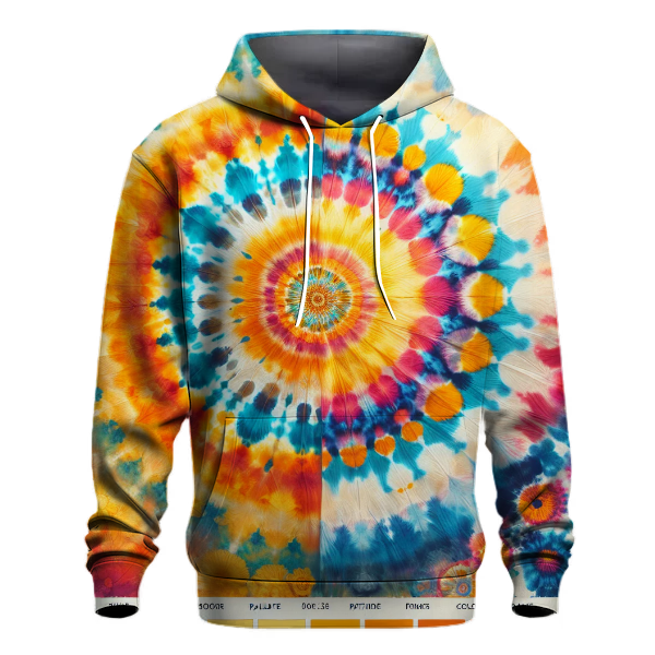 Bright Horizons Tie-dye Design Hoodie