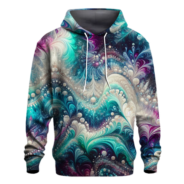 Iridescent Dream Tie-Dye Design Hoodie