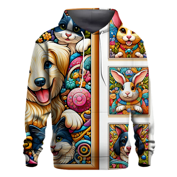 Playful Pet Parade Hoodie