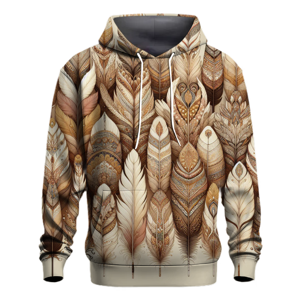 Classic Boho Feather Hoodie