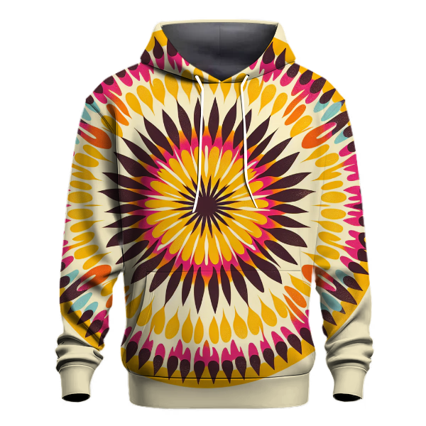 Groovy Tie-Dye Sunburst Hoodie