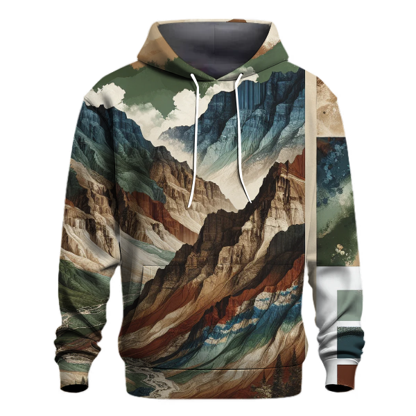 Mountain Breeze Tie-dye Design Hoodie