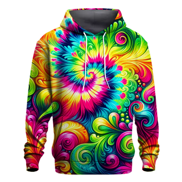 Electric Garden Glow Hoodie