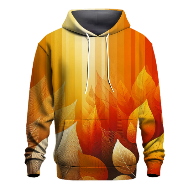 Fiery Autumn Fusion Hoodie