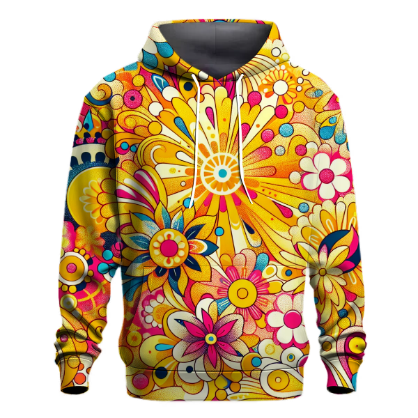 Radiant Summer Tie-dye Design Hoodie