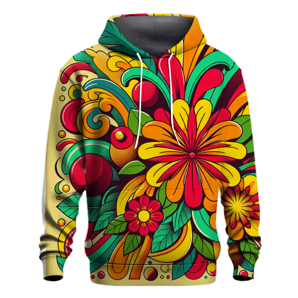 Funky Flora Explosion Hoodie