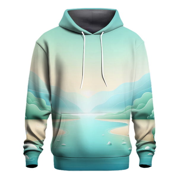 Calm River Reflection Hoodie
