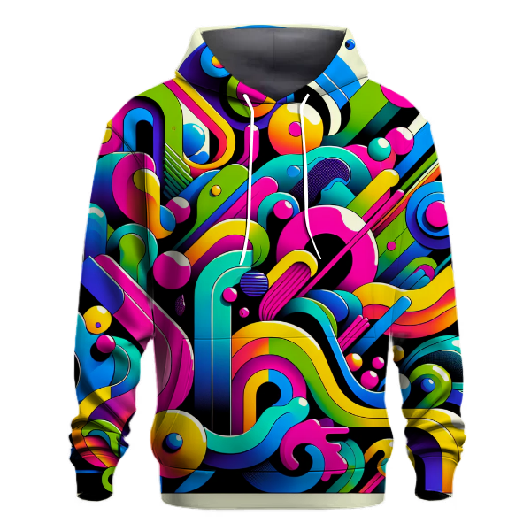 Radical Retro Shapes Hoodie